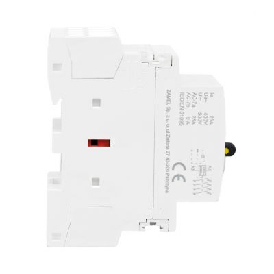 Stycznik modułowy ze sterowaniem r ręcznym, instalacyjny 25A 4xNO 230V AC TYP: STM-25-40/S ZAMEL (EXT10000314-WUN)